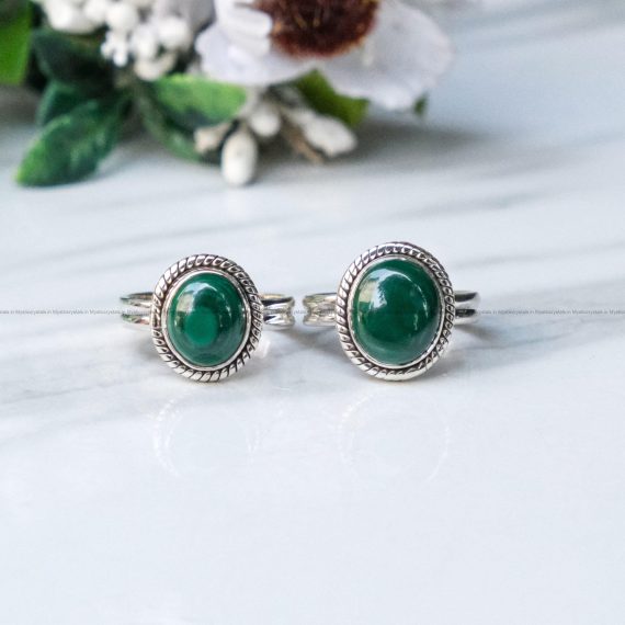 Malachite Rings