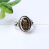 Chintamani Faceted Pure Silver Rings