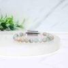 Amazonite Metallic Magnetic Bracelet