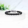 Black Sulemani Metallic Magnetic Bracelet