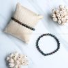 Bloodstone 6mm Diamond Cut Bracelet