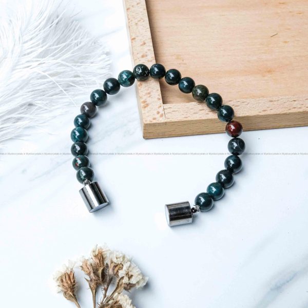 Bloodstone Metallic Magnetic Bracelet