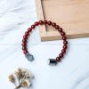 Carnelian Metallic Magnetic Bracelet