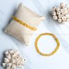 Citrine 6 mm Diamond Cut Bracelet