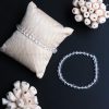 Clear Quartz 6 mm Diamond Cut Bracelet - Image 2