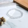 Clear Quartz 6 mm Diamond Cut Bracelet - Image 4