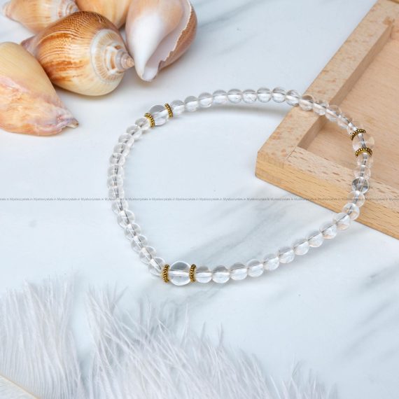 Clear Quartz Anklet (One Pair)