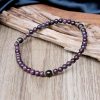 Garnet Anklet (One Pair)