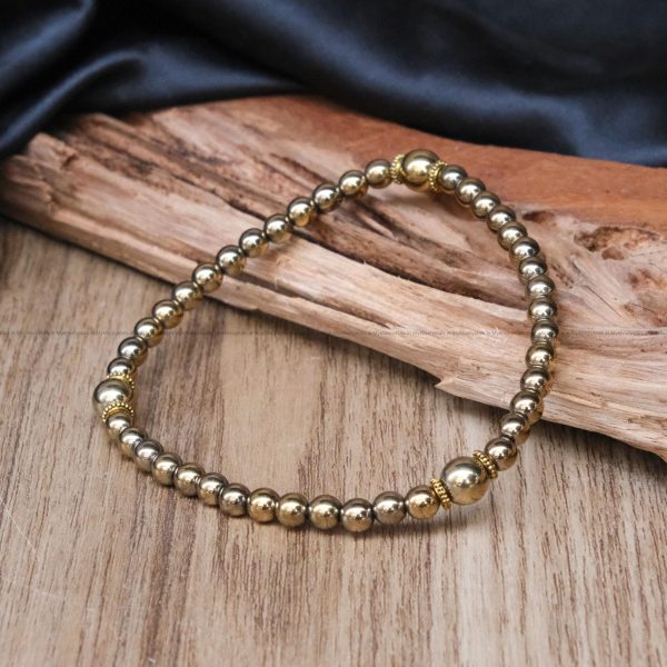 Golden Hematite Anklet (One Pair)