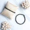Golden Pyrite 6 mm Diamond Cut Bracelet