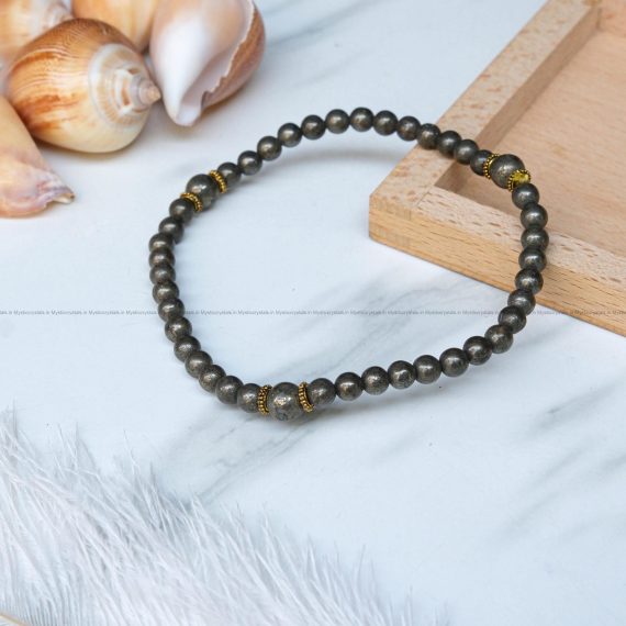 Golden Pyrite Anklet (One Pair)