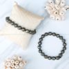 Golden Pyrite 10 mm Diamond Cut Bracelet
