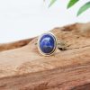 Lapis Lazuli Faceted Pure Silver Rings