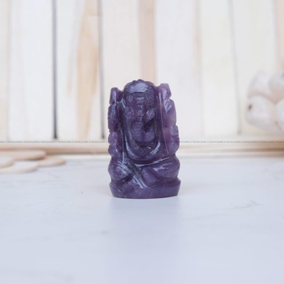Lepidolite Ganesha