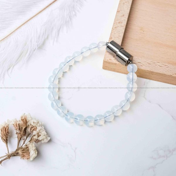 Opalite Metallic Magnetic Bracelet