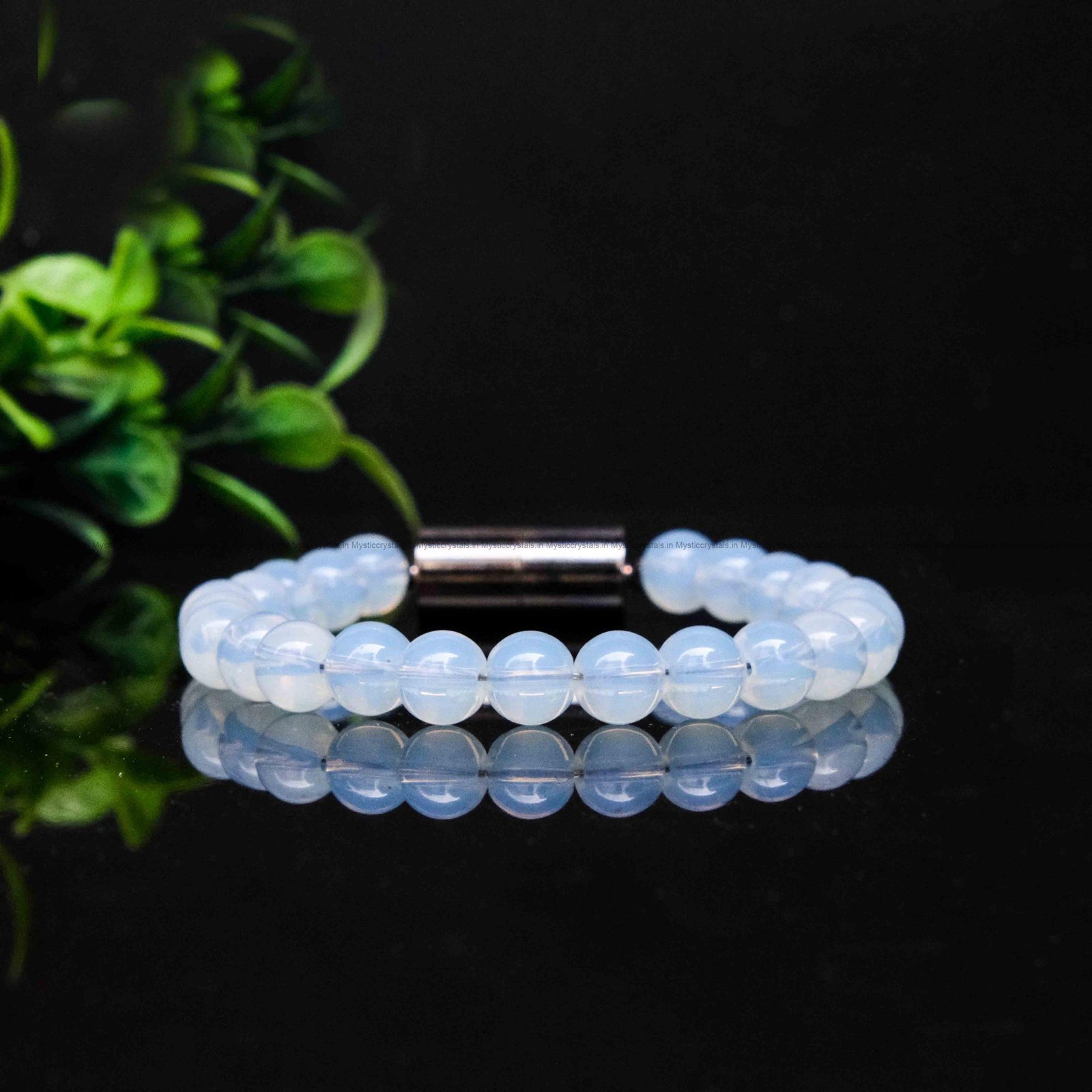 Opalite Metallic Magnetic Bracelet