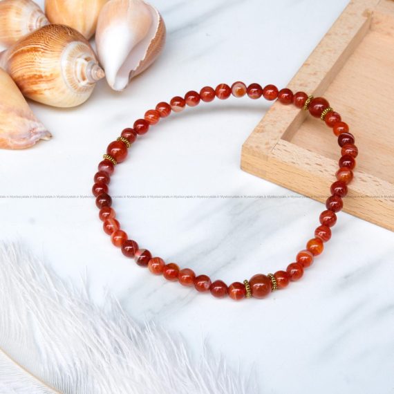 Red Sulemani Anklet (One Pair)