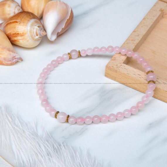Rose Quartz Anklet (One Pair)