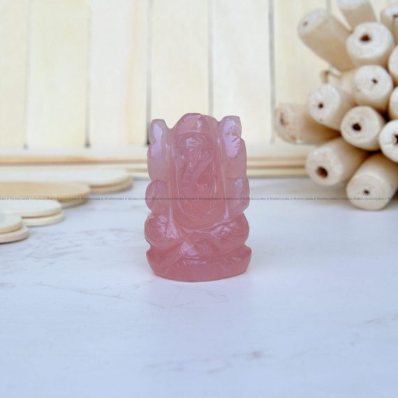 Rose Quartz Ganesha