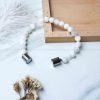 Selenite Metallic Magnetic Bracelet