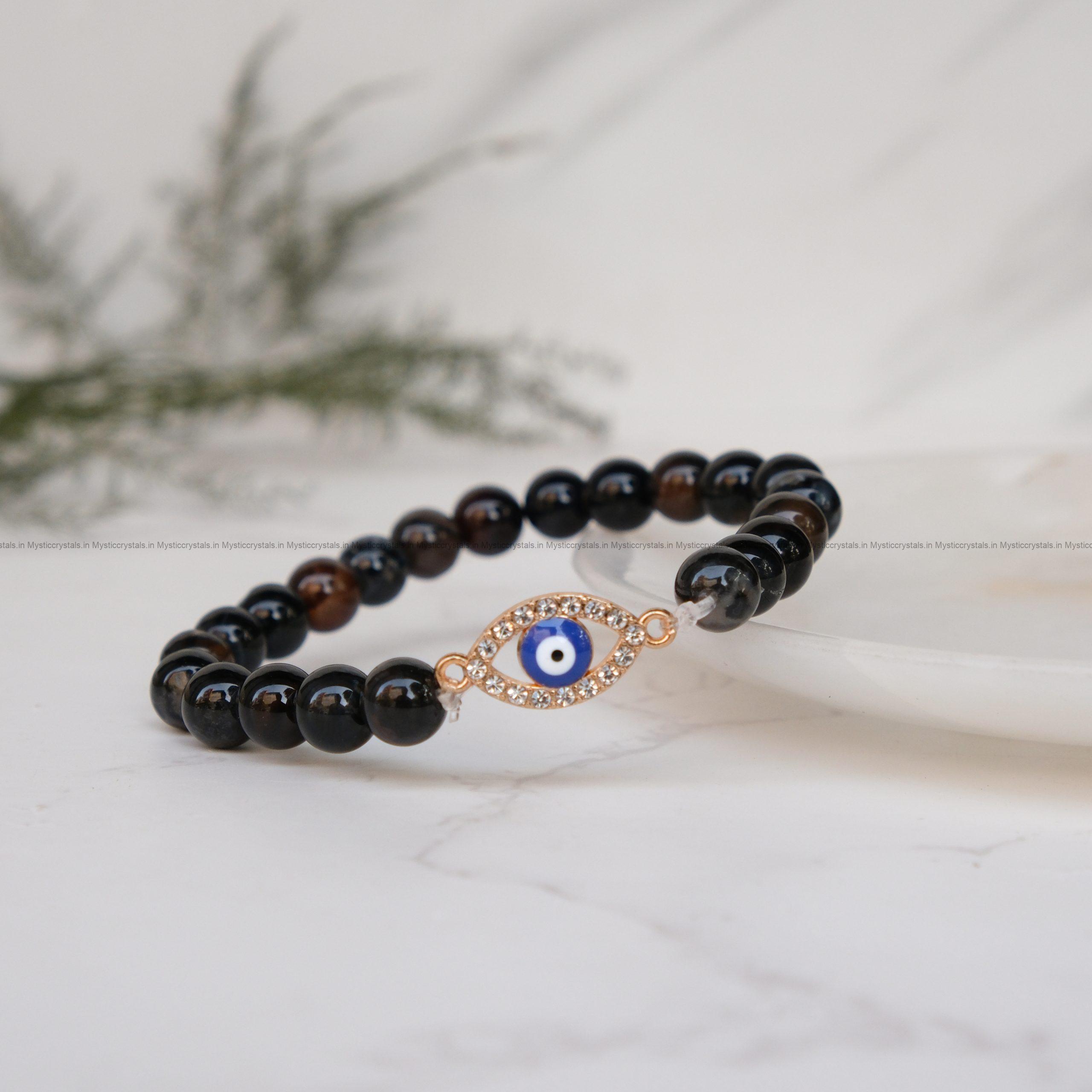 Black Sulemani Evil Eye Charm Bracelet