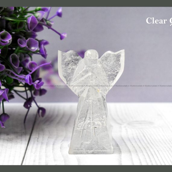Clear Quartz Crystal Arch Angel