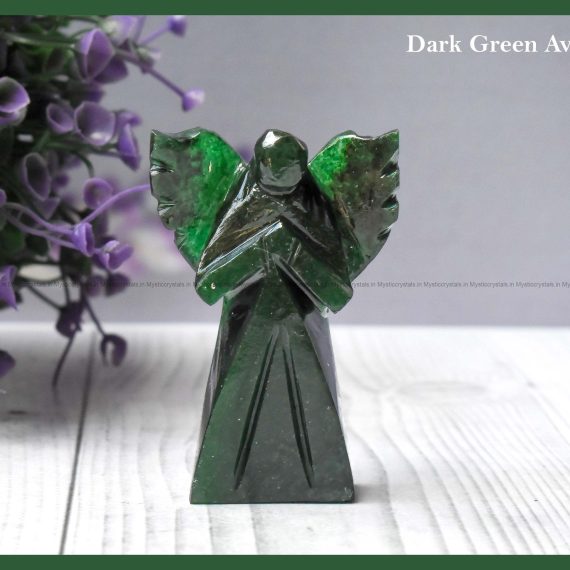 Green Aventurine Crystal Arch Angel