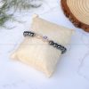 Hematite Infinity Charm Bracelet