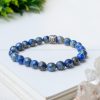 Lapis Lazuli Diamond Cut Bracelet