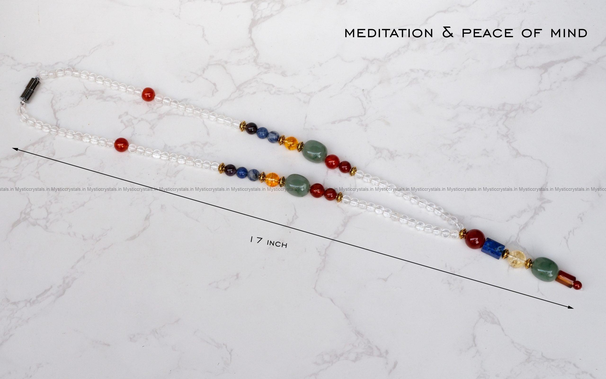 Crystal Mala For Meditation & Peace of Mind