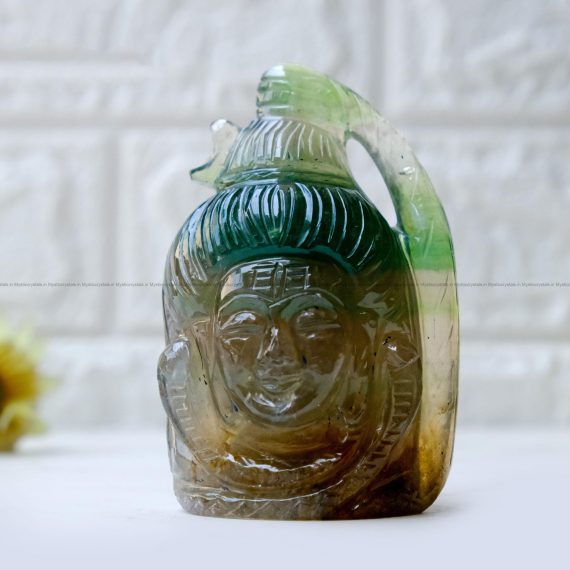 Multi Fluorite Crystal Shiva Head