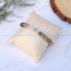 Rhodonite Infinity Charm Bracelet