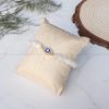 Selenite Evil Eye Charm Bracelet