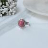 Thulite Pure Silver Rings