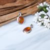 Amber Pure Silver Pendants