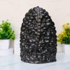 Black Agate Shiva Idol for Grounding and Meditation