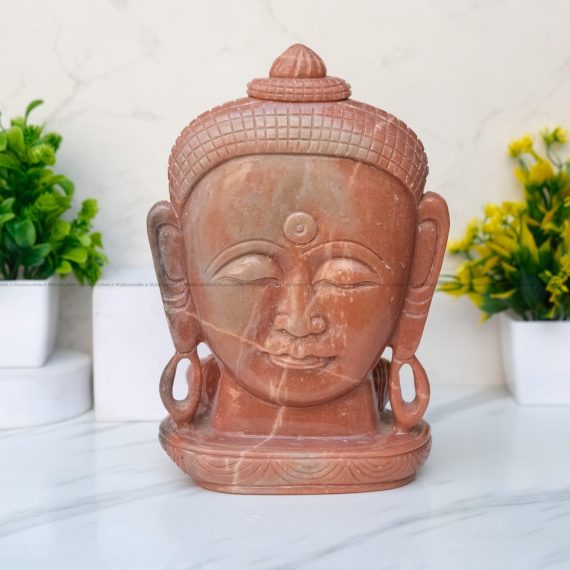 Red Aventurine Crystal Gautam Buddha for Meditation