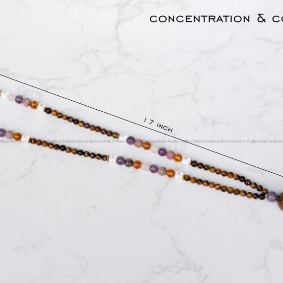 Crystal mala for Concentration & Confidence