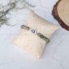 Labradorite Evil Eye Charm Bracelet