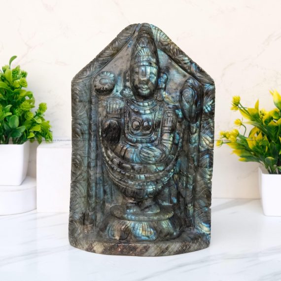 Labradorite Crystal Tirupati Balaji Idol