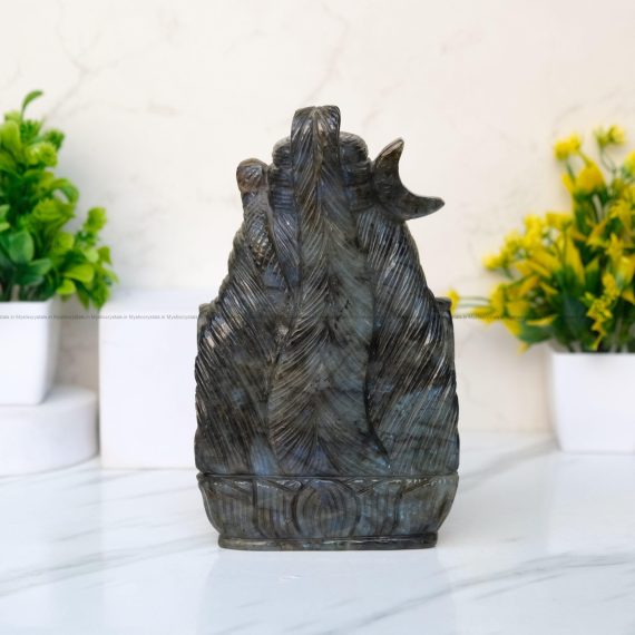 Labradorite Crystal Lord Shiva Head