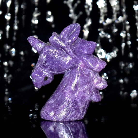 Lepidolite Crystal Unicorn