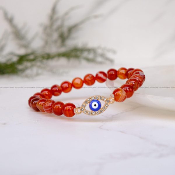 Red Sulemani Evil Eye Charm Bracelet