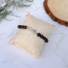 Red Tiger Eye Infinity Charm Bracelet