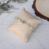 White Moonstone Evil Eye Charm Bracelet