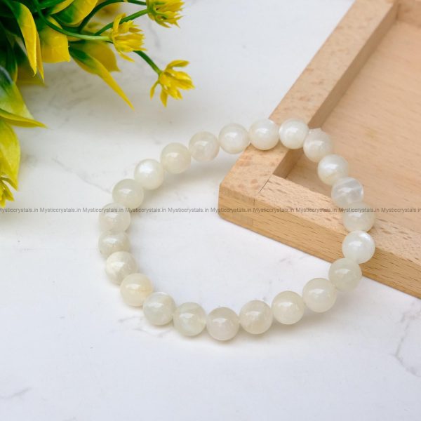 White Moonstone Bracelet