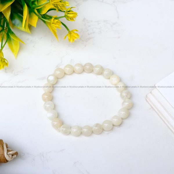 White Moonstone Bracelet