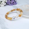 Yellow Aventurine Infinity Charm Bracelet