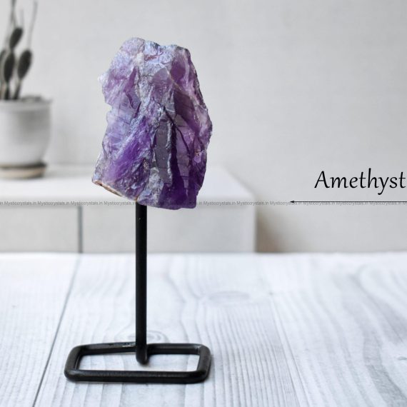 Amethyst Standing Raw Crystal