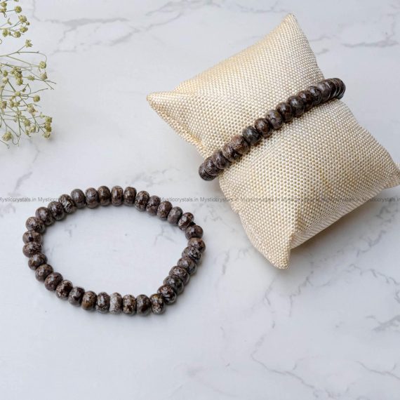 Bronzite Button beads Bracelet